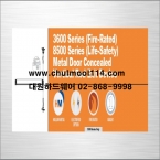 3600 Series (Fire-Rated), 8500 Series (Life-Safety) Concealed Vertical Rod Exit Device