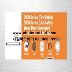 3900 Series (Fire-Rated), 8900 Series (Life-Safety) Concealed Vertical Rod Exit Device